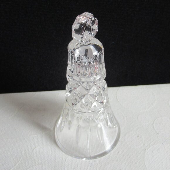 Vintage Mikasa "Heavenly Music" crystal bell ornament - Picture 3 of 8